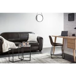 MILIBOO Bureau Design Chêne L140 Cm FIFTIES - Noyer - Noyer -France MILIBOO Soldes 2022 13950285 5