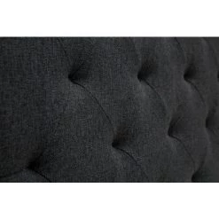 MILIBOO Tête De Lit Tissu 140 Cm ENGUERRAND - Gris Foncé - Gris Foncé -France MILIBOO Soldes 2022 13950312 3