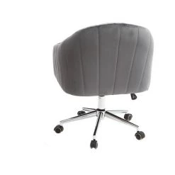MILIBOO Fauteuil De Bureau Velours ROMI - Gris Foncé Velours - Gris Foncé Velours 9 MILIBOO Fauteuil De Bureau Velours ROMI - Gris Foncé Velours - Gris Foncé Velours -France MILIBOO Soldes 2022 13950329 3