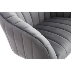 MILIBOO Fauteuil De Bureau Velours ROMI - Gris Foncé Velours - Gris Foncé Velours 10 MILIBOO Fauteuil De Bureau Velours ROMI - Gris Foncé Velours - Gris Foncé Velours -France MILIBOO Soldes 2022 13950329 4