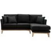 MILIBOO Canapé D'angle Droit Scandinave Déhoussable OSLO - Gris Foncé - Gris Foncé -France MILIBOO Soldes 2022 13950394 1