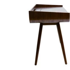 Bureau Scandinave Bois HALLEN - Miliboo & Stéphane Plaza - Noyer - Noyer -France MILIBOO Soldes 2022 13950401 3