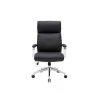 MILIBOO Fauteuil De Bureau Cuir CITY - Cuir De Vache - Noir - Noir -France MILIBOO Soldes 2022 13950444 1