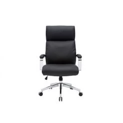 MILIBOO Fauteuil De Bureau Cuir CITY - Cuir De Vache - Noir - Noir -France MILIBOO Soldes 2022 13950444 2