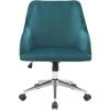 MILIBOO Fauteuil De Bureau Velours Nuit SCARLETT - Bleu Pétrole Velours - Bleu Pétrole Velours -France MILIBOO Soldes 2022 13950482 1