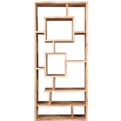 MILIBOO Bibliothèque Design En Acacia Massif 80 Cm CHAPMAN - Naturel