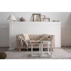 MILIBOO Canapé Classique Tissu Coloris Naturel 2 Places MONTAIGNE - Beige Naturel -France MILIBOO Soldes 2022 14022085 5