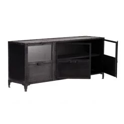 MILIBOO Buffet Design Métal FACTORY - Noir - Noir -France MILIBOO Soldes 2022 14074389 3