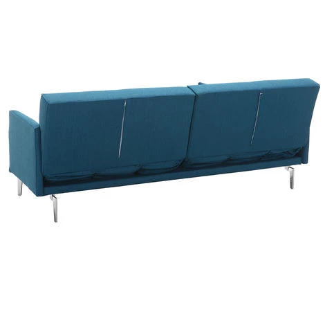MILIBOO Canapé Convertible Design 3 Places ELIN - Bleu Canard - Bleu Canard 5 MILIBOO Canapé Convertible Design 3 Places ELIN - Bleu Canard - Bleu Canard – Image 3