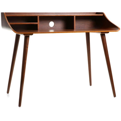 MILIBOO Bureau Design NORDECO - Noyer - Noyer 4 MILIBOO Bureau Design NORDECO - Noyer - Noyer – Image 2