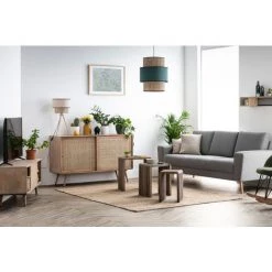 MILIBOO Meuble TV En Manguier Massif Et Cannage L120 ACANGE - Naturel -France MILIBOO Soldes 2022 14246187 5