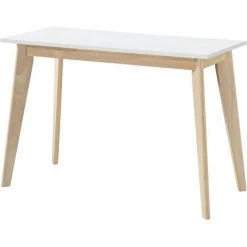 MILIBOO Bureau Scandinave Bois Blanc LEENA - Blanc -France MILIBOO Soldes 2022 14351053 4