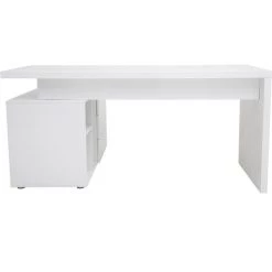 MILIBOO Bureau Design Brillant Rangements à Droite MAXI - Blanc Laqué - Blanc Laqué 10 MILIBOO Bureau Design Brillant Rangements à Droite MAXI - Blanc Laqué - Blanc Laqué -France MILIBOO Soldes 2022 14518172 4