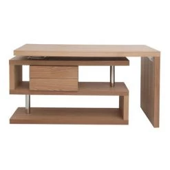 MILIBOO Bureau Design Modulable Avec Rangement 2 Tiroirs Amovible MAX - Naturel Foncé - Naturel Foncé -France MILIBOO Soldes 2022 14518196 3