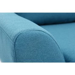 MILIBOO Canapé Scandinave Tissu 3 Places ALICE - Bleu Canard - Bleu Canard -France MILIBOO Soldes 2022 14627749 4