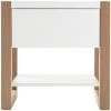 MILIBOO Table De Chevet Blanc Et Chêne ARMEL - Blanc -France MILIBOO Soldes 2022 14657014 1
