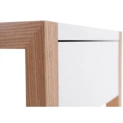 MILIBOO Table De Chevet Blanc Et Chêne ARMEL - Blanc -France MILIBOO Soldes 2022 14657014 4