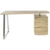 MILIBOO Bureau Design Avec Rangements Métal Et Bois L150 JANIS - Chêne Clair -France MILIBOO Soldes 2022 14869714 1