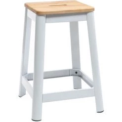 MILIBOO Tabouret De Bar Design H65cm NICK - Blanc - Blanc -France MILIBOO Soldes 2022 15117542 2