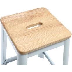 MILIBOO Tabouret De Bar Design H65cm NICK - Blanc - Blanc -France MILIBOO Soldes 2022 15117542 3