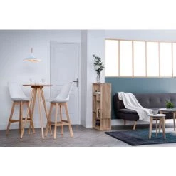 MILIBOO Suspension Métal Blanc Et Bois D36 Cm JAVA - Blanc -France MILIBOO Soldes 2022 15117559 4