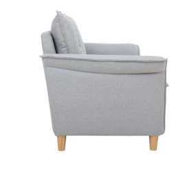 MILIBOO Canapé 2 Places En Tissu CLIFF - Gris Clair - Gris Clair -France MILIBOO Soldes 2022 15189354 3