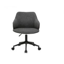 MILIBOO Fauteuil De Bureau Moderne HEMMY - Gris - Gris