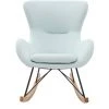 MILIBOO Rocking Chair Design Velours ESKUA - Vert Menthe - Vert Menthe -France MILIBOO Soldes 2022 15542436 1
