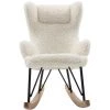 MILIBOO Rocking Chair Enfant Tissu Effet Peau De Mouton SHAUN - Blanc Cassé 2 MILIBOO Rocking Chair Enfant Tissu Effet Peau De Mouton SHAUN - Blanc Cassé -France MILIBOO Soldes 2022 15542447 1