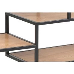 MILIBOO Console Industrielle Métal Noir Et Bois L114 Cm TRESCA - Bois Clair / Noir -France MILIBOO Soldes 2022 15836600 4