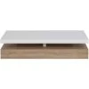 MILIBOO Table Basse Design Laquée Blanc Brillant Et Bois SONOMA - Bois Clair / Blanc Laqué -France MILIBOO Soldes 2022 15836603 1