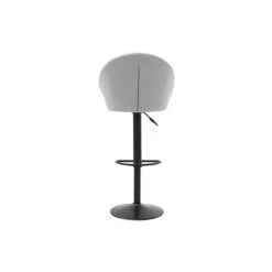 MILIBOO Tabouret De Bar Design Velours IZAAC - Gris - Gris -France MILIBOO Soldes 2022 15874711 4