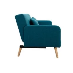 MILIBOO Canapé Convertible Scandinave 3 Places LULA - Bleu Canard - Bleu Canard -France MILIBOO Soldes 2022 15961942 4