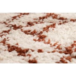 MILIBOO Tapis Moderne Beige Et Rouge Tomette 200 X 290 Cm PALMERAIE - Noisette -France MILIBOO Soldes 2022 16965795 3