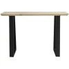 MILIBOO Console Moderne En Manguier Massif Et Métal Noir L120 Cm VIJAY - Bois Clair / Noir -France MILIBOO Soldes 2022 17943800 1
