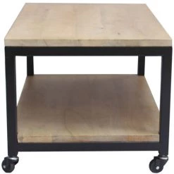 MILIBOO Table Basse à Roulettes En Manguier Massif Et Métal L90 Cm FACTORY - Naturel 8 MILIBOO Table Basse à Roulettes En Manguier Massif Et Métal L90 Cm FACTORY - Naturel -France MILIBOO Soldes 2022 17943804 3