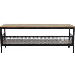 MILIBOO Table Basse Industrielle Manguier Massif Et Métal RACK - Naturel -France MILIBOO Soldes 2022 17943805 4