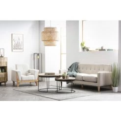 MILIBOO Tables Basses Gigognes Manguier Massif Et Métal LEDGE - Bois Clair / Noir 11 MILIBOO Tables Basses Gigognes Manguier Massif Et Métal LEDGE - Bois Clair / Noir -France MILIBOO Soldes 2022 18215421 5