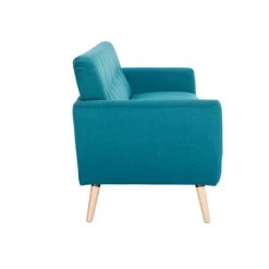 MILIBOO Canapé Scandinave 3 Places Tissu Bleu Canard KYNO - Bleu Canard -France MILIBOO Soldes 2022 18253947 3