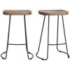 MILIBOO Tabourets De Bar Manguier Massif Et Métal 65 Cm (lot De 2) RUNKO - Bois Clair / Noir 2 MILIBOO Tabourets De Bar Manguier Massif Et Métal 65 Cm (lot De 2) RUNKO - Bois Clair / Noir -France MILIBOO Soldes 2022 18262962 1
