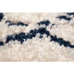 MILIBOO Tapis Polypropylène Naturel Et Bleu 120 X 170 Cm BERBERE - Bleu Foncé -France MILIBOO Soldes 2022 18273216 3