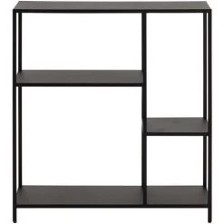 MILIBOO Console Design En Métal Noir L80 Cm PODIUM - Noir Carbone