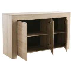 MILIBOO Buffet Design Finition Chêne 3 Portes L138 Cm TINO - Frêne -France MILIBOO Soldes 2022 18848305 3