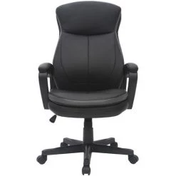 MILIBOO Fauteuil De Bureau Design Noir WALL STREET - Noir