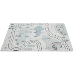 MILIBOO Tapis Enfant Motif Route 100 X 150 Cm NINO - Blanc -France MILIBOO Soldes 2022 19247085 3