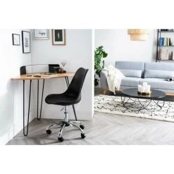 MILIBOO Bureau D'angle Design Métal Et Frêne QUARTER - Bois Clair / Noir 11 MILIBOO Bureau D'angle Design Métal Et Frêne QUARTER - Bois Clair / Noir -France MILIBOO Soldes 2022 19408680 5