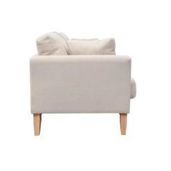 MILIBOO Canapé Scandinave 3 Places Déhoussable Beige Et Pieds Bois OSLO - Beige Naturel -France MILIBOO Soldes 2022 19711762 3