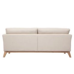 MILIBOO Canapé Scandinave 3 Places Déhoussable Beige Et Pieds Bois OSLO - Beige Naturel -France MILIBOO Soldes 2022 19711762 4