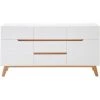 MILIBOO Buffet Scandinave Blanc Mat Et Chêne SKIVE - Blanc Mat -France MILIBOO Soldes 2022 19773179 1