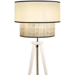 MILIBOO Lampadaire Bimatière Jute Et Tissu Naturel D40 Cm CHILL - Naturel Mat -France MILIBOO Soldes 2022 19885865 3